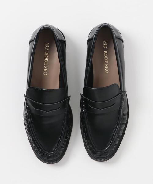 RODE SKO（ロデスコ）の「ギャザーローファー（ローファー・レディース・キャメル/ブラック・36/37/38）」の13枚目の写真