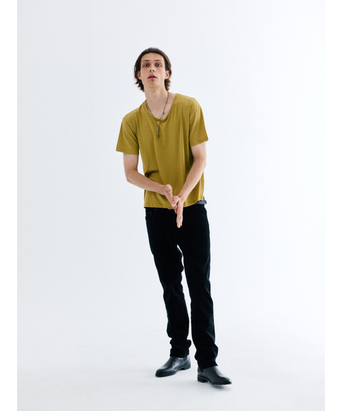 GOZER(ゴーザー)の「UNDER HALF T-SHIRT_OLIVE(Tシャツ/カットソー・メンズ・オリーブ・SMALL/MEDIUM/LARGE/X-LARGE)」の4枚目の写真