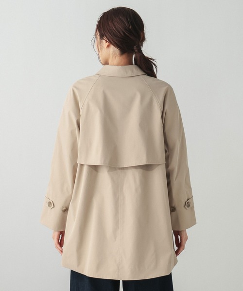 GLOBAL WORK（グローバルワーク）の「防風襟2WAYトレンチコート/601272（トレンチコート・レディース・グレイッシュベージュ/ベージュ/ネイビー・SMALL/MEDIUM/LARGE）」の18枚目の写真