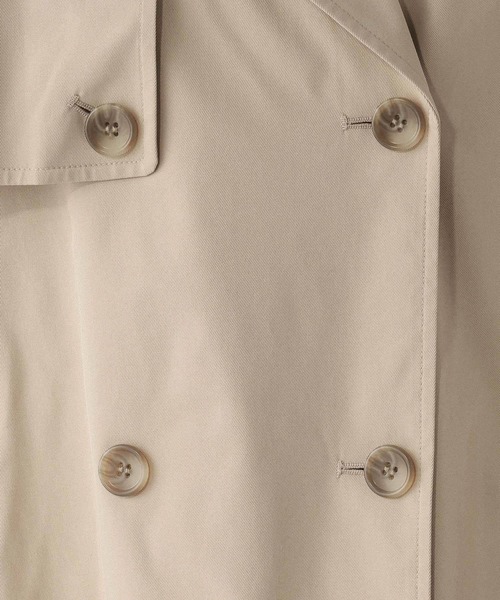 【新品】GLOBAL WORK 防風襟2wayトレンチ　ベージュ　M GLOBAL WORK｜防風襟2WAYトレンチコート/601272 | Rakuten Fashion