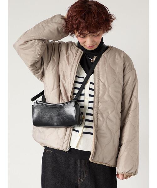 Lugnoncure（ルノンキュール）の「リバーシブルボアブルゾン（ブルゾン・レディース・オフホワイト/チャコールグレー/ベージュ/モカ・M/L）」の20枚目の写真