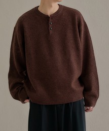epnok（エプノック）の「ヘンリーネックルーズニット（ニット/セーター）」