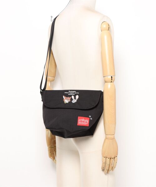 Manhattan Portage(マンハッタンポーテージ)の「NYLON MESSENGER BAG (XXS) BP W/DIV MGNT 500D CORDURA / ZOOTOPIA(メッセンジャーバッグ・レディース・ブラック・X-SMALL)」の16枚目の写真