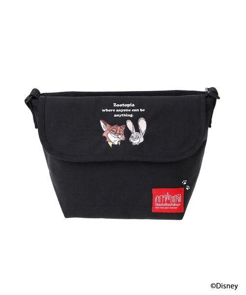 Manhattan Portage(マンハッタンポーテージ)の「NYLON MESSENGER BAG (XXS) BP W/DIV MGNT 500D CORDURA / ZOOTOPIA(メッセンジャーバッグ・レディース・ブラック・X-SMALL)」の2枚目の写真
