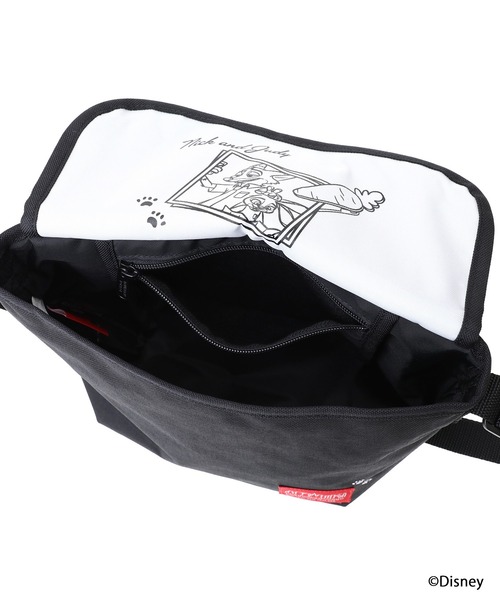 Manhattan Portage(マンハッタンポーテージ)の「NYLON MESSENGER BAG (XXS) BP W/DIV MGNT 500D CORDURA / ZOOTOPIA(メッセンジャーバッグ・レディース・ブラック・X-SMALL)」の8枚目の写真