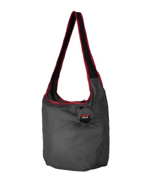 NANGA（ナンガ）の「POCKETABLE SHOULDER BAG（エコバッグ/サブバッグ・メンズ・イエロー/パープル/グレー・FREE）」の2枚目の写真