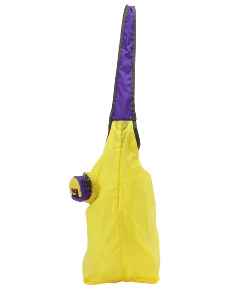 NANGA（ナンガ）の「POCKETABLE SHOULDER BAG（エコバッグ/サブバッグ・メンズ・イエロー/パープル/グレー・FREE）」の5枚目の写真