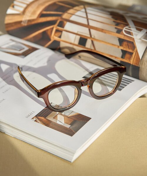 THE PAUSE（ザ ポーズ）の「【THE PAUSE】太縁メガネ（メガネ・レディース・ブラウン・FREE）」の12枚目の写真
