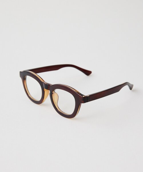 THE PAUSE（ザ ポーズ）の「【THE PAUSE】太縁メガネ（メガネ・レディース・ブラウン・FREE）」の15枚目の写真