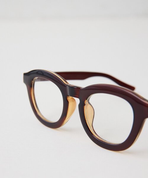 THE PAUSE（ザ ポーズ）の「【THE PAUSE】太縁メガネ（メガネ・レディース・ブラウン・FREE）」の17枚目の写真