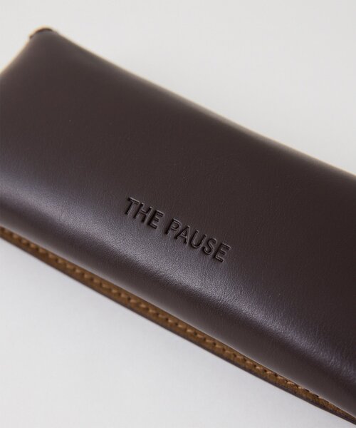 THE PAUSE（ザ ポーズ）の「【THE PAUSE】太縁メガネ（メガネ・レディース・ブラウン・FREE）」の3枚目の写真