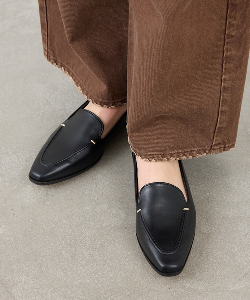 LE TALON(ルタロン)の「《追加》スクエアステッチソフトローファー(バレエシューズ・レディース・ブラック系その他・24.5cm/24cm/23.5cm/26cm/25.5cm/25cm/23cm/22cm/21.5/22.5cm)」の5枚目の写真