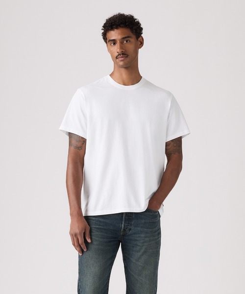 Levi's(リーバイス)の「Levi's/リーバイス エッセンシャルTシャツ(Tシャツ/カットソー・メンズ・ホワイト・XL/L/M/S)」の9枚目の写真