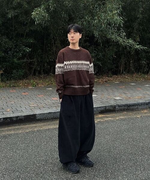 GAKKAI UNIONS（ガッカイユニオンズ）の「ワンタックコーデュロイバルーンパンツダストオリーブ（その他パンツ・メンズ・その他・S/M/L）」の4枚目の写真