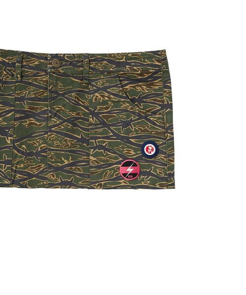 HYSTERIC GLAMOUR(ヒステリックグラマー)の「NOISE PATCH ミリタリーローライズミニスカート(スカート・レディース・ブラック/カーキ/カーキ系・SMALL/MEDIUM/X-SMALL)」の11枚目の写真