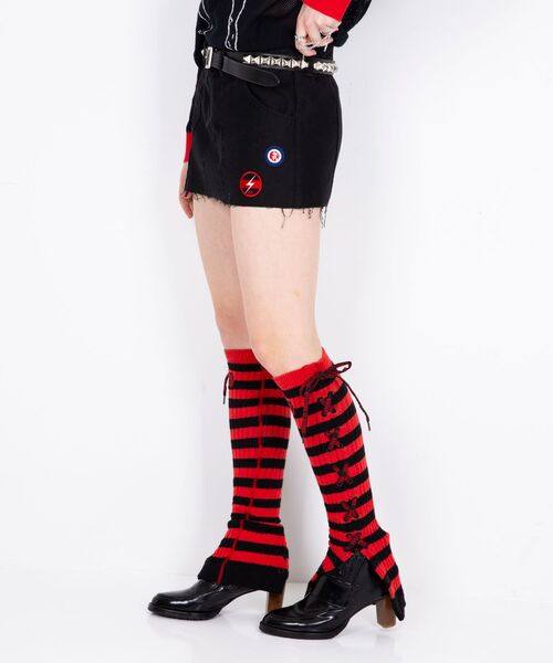HYSTERIC GLAMOUR(ヒステリックグラマー)の「NOISE PATCH ミリタリーローライズミニスカート(スカート・レディース・ブラック/カーキ/カーキ系・SMALL/MEDIUM/X-SMALL)」の17枚目の写真