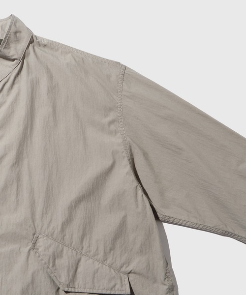 ADAM ET ROPE'（アダムエロペ）の「ナイロンタッサー ショートモッズコート（モッズコート・メンズ・グレー/ブラック・M/L）」の6枚目の写真