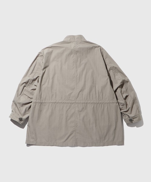 ADAM ET ROPE'（アダムエロペ）の「ナイロンタッサー ショートモッズコート（モッズコート・メンズ・グレー/ブラック・M/L）」の10枚目の写真