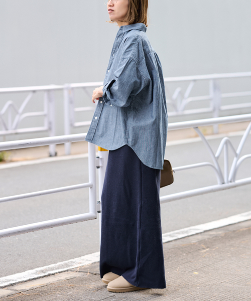 FRAMeWORK(フレームワーク)の「≪追加≫ダンガリーシャツ(シャツ/ブラウス・レディース・エメラルドブルー・FREE)」の13枚目の写真