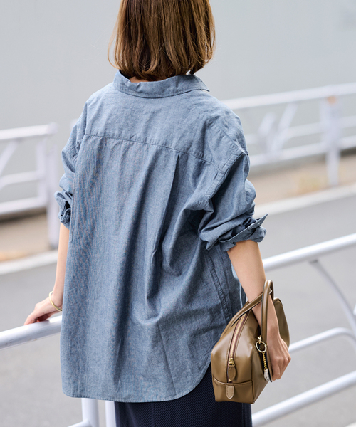 FRAMeWORK(フレームワーク)の「≪追加≫ダンガリーシャツ(シャツ/ブラウス・レディース・エメラルドブルー・FREE)」の20枚目の写真