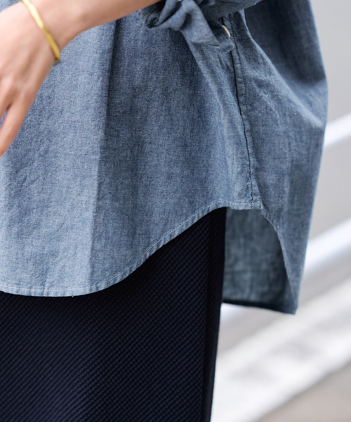 FRAMeWORK(フレームワーク)の「≪追加≫ダンガリーシャツ(シャツ/ブラウス・レディース・エメラルドブルー・FREE)」の22枚目の写真