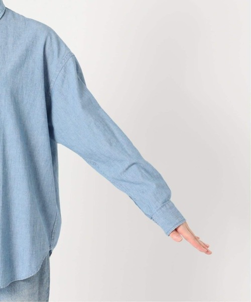 FRAMeWORK(フレームワーク)の「≪追加≫ダンガリーシャツ(シャツ/ブラウス・レディース・エメラルドブルー・FREE)」の3枚目の写真