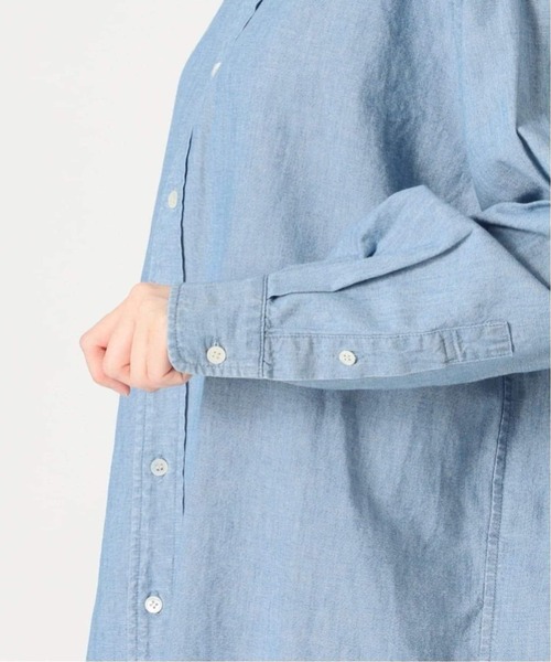 FRAMeWORK(フレームワーク)の「≪追加≫ダンガリーシャツ(シャツ/ブラウス・レディース・エメラルドブルー・FREE)」の4枚目の写真