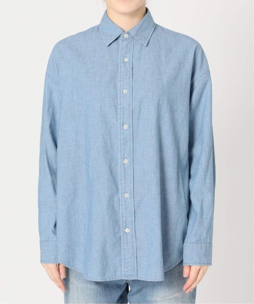 FRAMeWORK(フレームワーク)の「≪追加≫ダンガリーシャツ(シャツ/ブラウス・レディース・エメラルドブルー・FREE)」の10枚目の写真