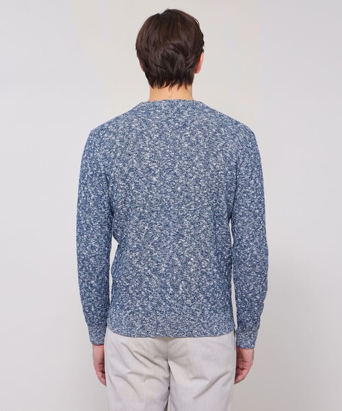 MACKINTOSH LONDON(マッキントッシュ ロンドン)の「【LEON掲載】ウールコットンバスケットクルーネックニット(ニット/セーター・メンズ・ライトブルー/ピンク/ライトグレー・L/M)」の10枚目の写真