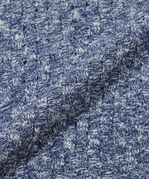 MACKINTOSH LONDON(マッキントッシュ ロンドン)の「【LEON掲載】ウールコットンバスケットクルーネックニット(ニット/セーター・メンズ・ライトブルー/ピンク/ライトグレー・L/M)」の14枚目の写真