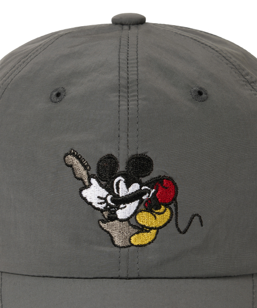 DISCUS ATHLETIC（ディスカス　アスレチック）の「2025 PENTAPORT ディズニー ナイロン キャップ ウォッシュドブラック（キャップ・レディース・その他・FREE）」の3枚目の写真
