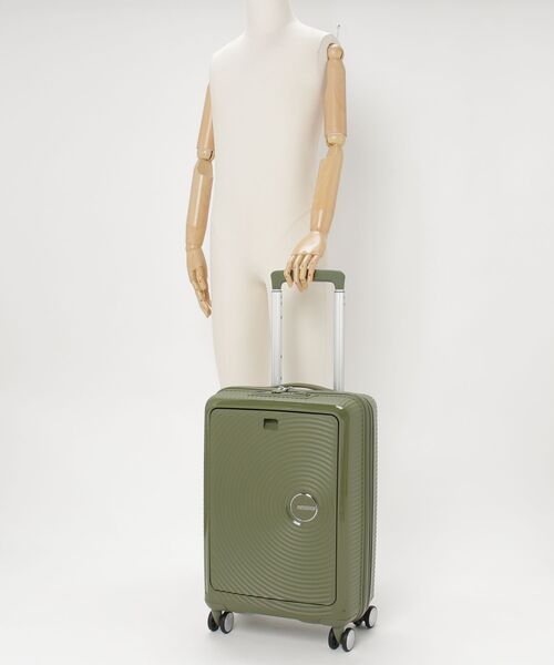 AMERICAN TOURISTER(アメリカンツーリスター)の「アメリカンツーリスター CURIO スピナー55/20 T フロントオープン カーキ(スーツケース/キャリーバッグ・レディース・カーキ・S)」の12枚目の写真