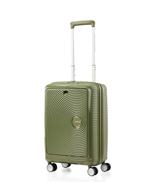 AMERICAN TOURISTER(アメリカンツーリスター)の「アメリカンツーリスター CURIO スピナー55/20 T フロントオープン カーキ(スーツケース/キャリーバッグ・レディース・カーキ・S)」の1枚目の写真
