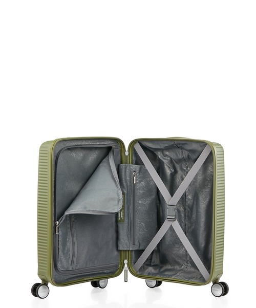AMERICAN TOURISTER(アメリカンツーリスター)の「アメリカンツーリスター CURIO スピナー55/20 T フロントオープン カーキ(スーツケース/キャリーバッグ・レディース・カーキ・S)」の9枚目の写真