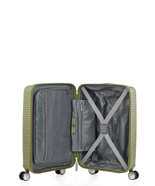 AMERICAN TOURISTER(アメリカンツーリスター)の「アメリカンツーリスター CURIO スピナー55/20 T フロントオープン カーキ(スーツケース/キャリーバッグ・レディース・カーキ・S)」の8枚目の写真