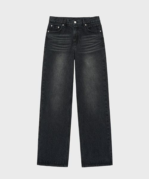 NOIRER(ノイア)の「クラシックストレートデニムパンツ(グレー)(デニムパンツ・メンズ・その他・48/50/52)」の2枚目の写真