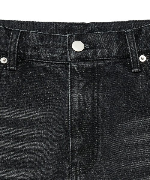 NOIRER(ノイア)の「クラシックストレートデニムパンツ(グレー)(デニムパンツ・メンズ・その他・48/50/52)」の4枚目の写真