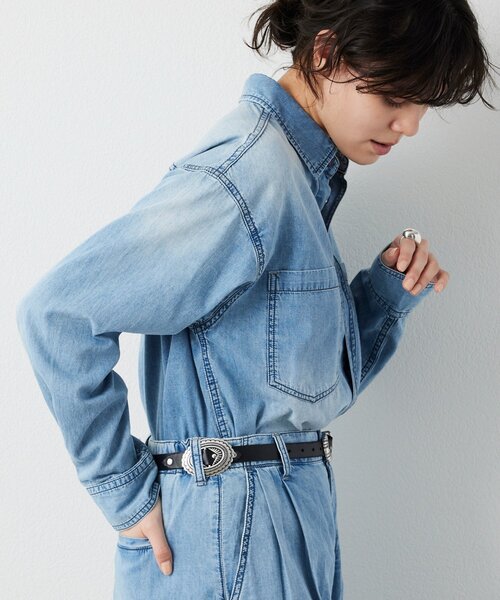 Whim Gazette（ウィムガゼット）の「ライトオンスデニムシャツ（シャツ