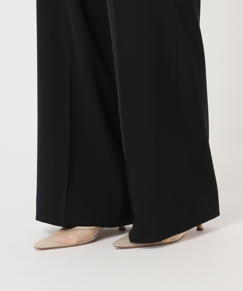 plage(プラージュ)の「beautiful tuck パンツ(スラックス・レディース・ベージュ/ブラック・36/38/34)」の9枚目の写真