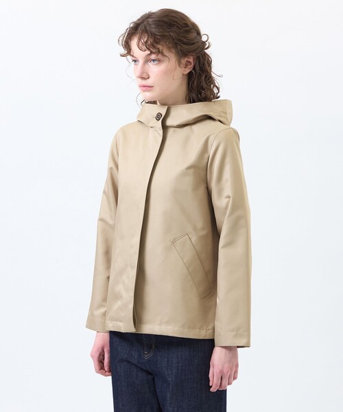 MACKINTOSH PHILOSOPHY（ﾏｯｷﾝﾄｯｼｭ ﾌｨﾛｿﾌｨｰ）の「【WEB&一部店舗限定】【CLUNY（クルニー）】ダブルクロス製（ブルゾン・レディース・ベージュ/ダークネイビー・38/36）」の9枚目の写真