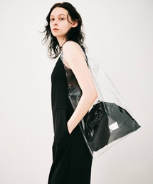 NOISE MAKER（ノイズメーカー）の「レイヤードクリアバッグ(ドローストリングポーチ付き)（トートバッグ）」