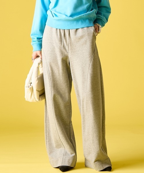 GEVS.(ジェイヴィス)の「ワイドスウェットパンツ<大きいサイズ有>GEVS.(その他パンツ・レディース・ブラック/グレー・M/L/LL/3L/4L/5L)」の18枚目の写真