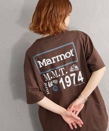 [Marmot/マーモット] 別注 ドローコード付き ヒストリーロゴ バックプリントTシャツ