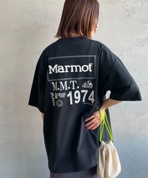 [Marmot/マーモット] 別注 ドローコード付き ヒストリーロゴ バックプリントTシャツ