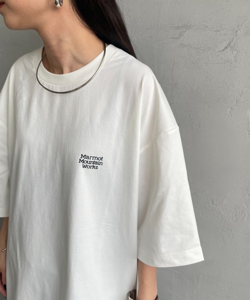 MARMOT（マーモット）の「[Marmot/マーモット] 別注 ドローコード付き ヒストリーロゴ バックプリントTシャツ（Tシャツ/カットソー・レディース・ホワイト/ダークブラウン/ブラック・S/M/L/XL）」の17枚目の写真