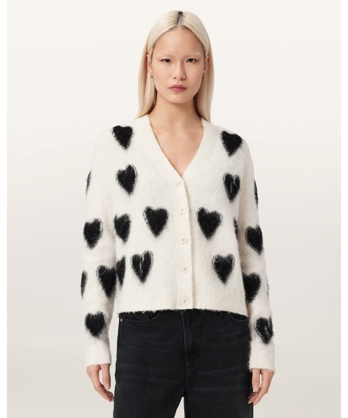 セール】SCATTER HEART CARDIGAN | SCATTER ハード カーディガン