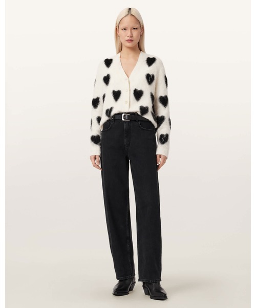 ALLSAINTS(オールセインツ)の「SCATTER HEART CARDIGAN | SCATTER ハード カーディガン(カーディガン/ボレロ・レディース・ホワイト系その他・XS/S/M/L)」の3枚目の写真