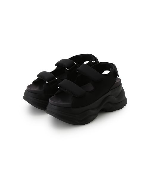 emmi(エミ)の「ボリュームソールサンダル(サンダル・レディース・ブラック/アイボリー・24.5/23.5/22.5)」の19枚目の写真