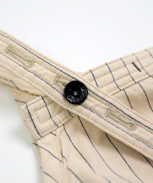 OMNIGOD（オムニゴッド）の「[OMNIGOD womens / オムニゴッド] ピンストライプオックスフォード スリーブレスドレス（ジャンパースカート・レディース・アイボリー・FREE）」の13枚目の写真