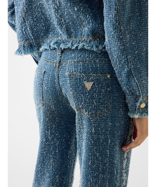 Guess(ゲス)の「TOKYO Wide Leg ストレートパンツ(その他パンツ・レディース・インディゴブルー・25inch/24inch/27inch/26inch)」の3枚目の写真